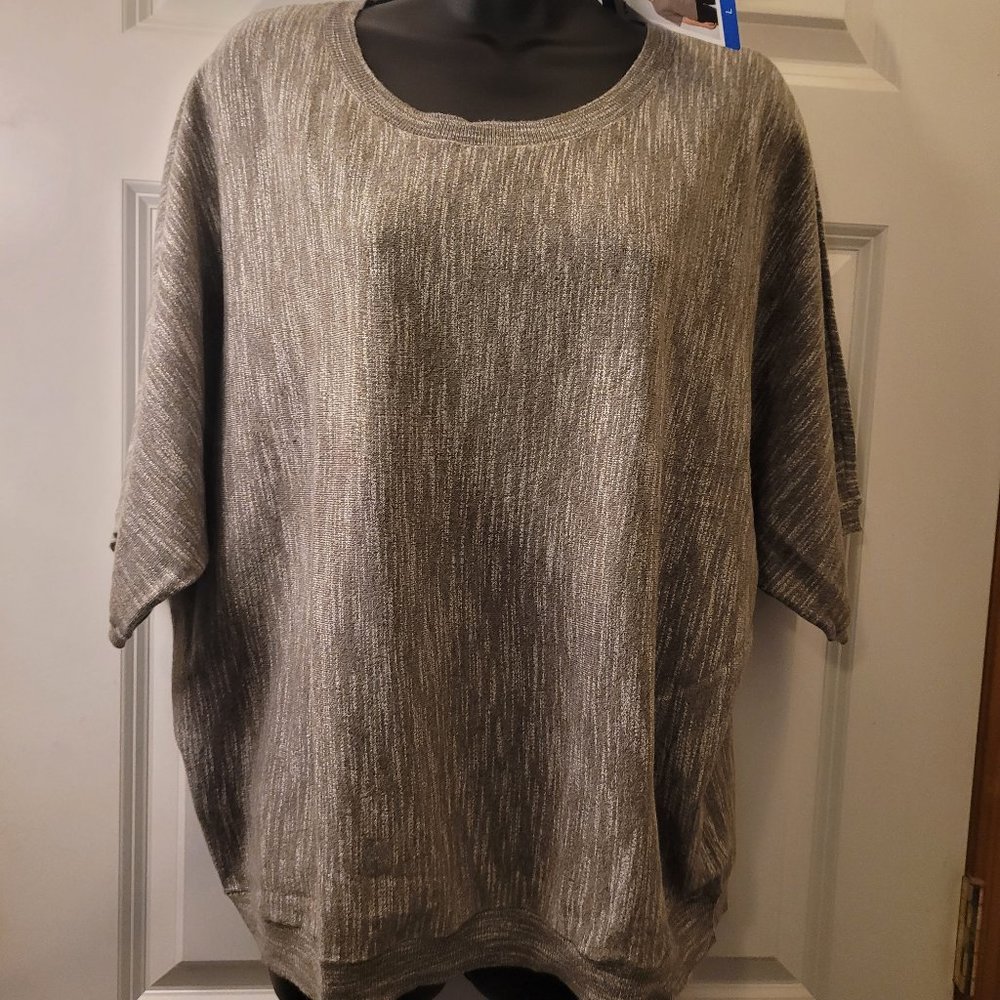 DKNY Ladies Marled Knit top